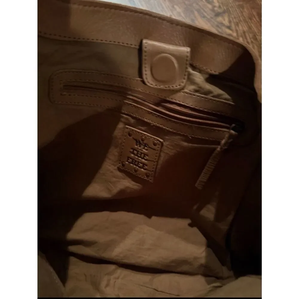 New Free People We The Free Ledger Leather Bag One Size